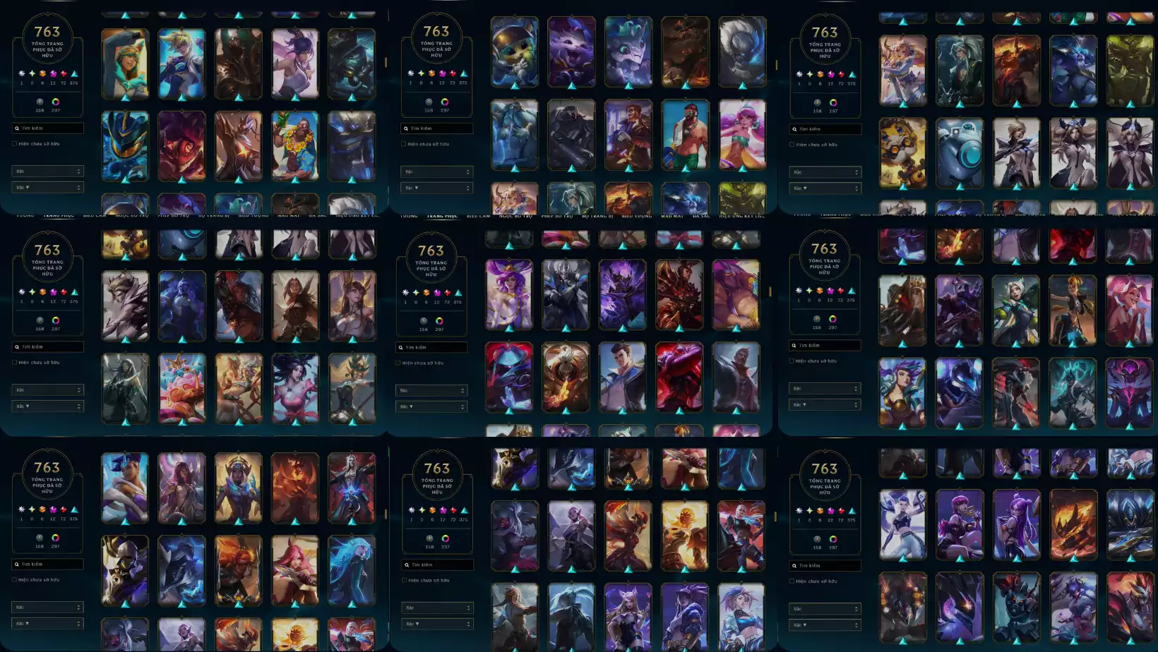 Ảnh LOL 763 SKIN AHRI HUYỀN THOẠI BẤT TỬ GÓI 60k RP FULL ĐA SẮC TRÁC VIỆT  BIỂU CẢM ĐẠI CAO THỦ  TFT  SÂN HUYẾT NGUYỆT  THÔNG TIN HỖ TRỢ ĐẦY ĐỦ!